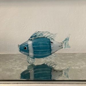 Sparkling Blown Glass Tropical Fish